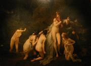 Jules Joseph Lefebvre Diana Surprised France oil painting artist